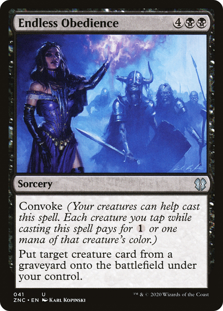 Image of Endless Obedience [Zendikar Rising Commander]