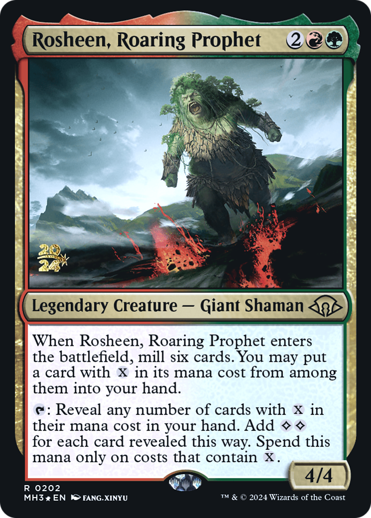 Image of Rosheen, Roaring Prophet [Modern Horizons 3 Prerelease Promos]