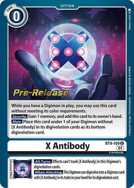 Image of X Antibody [BT9-109] [X Record Pre-Release Promos]