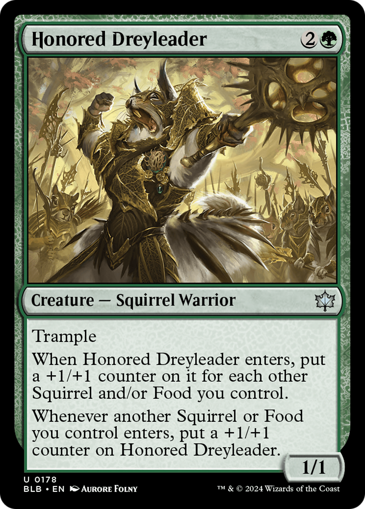 Image of Honored Dreyleader [Bloomburrow]