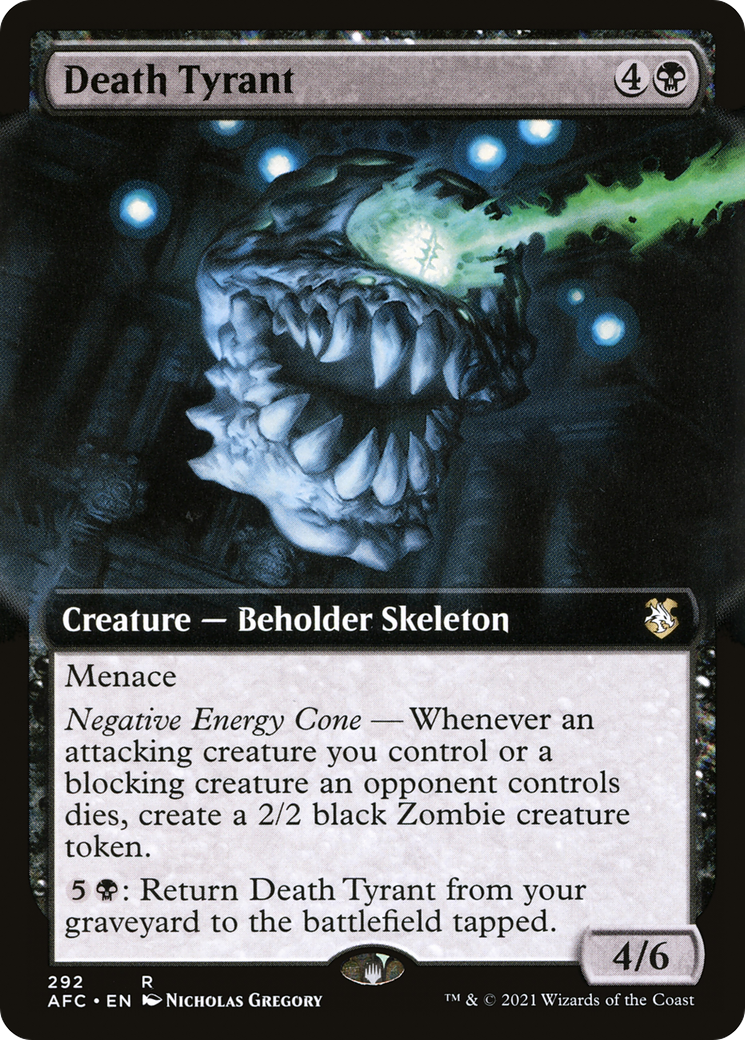 Image of Death Tyrant (Extended Art) [Dungeons & Dragons: Adventures in the Forgotten Realms Commander]