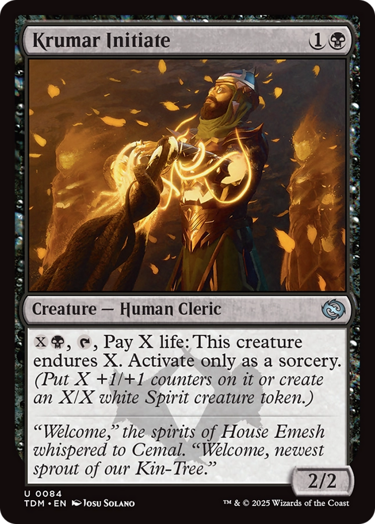 Image of Krumar Initiate [Tarkir: Dragonstorm]