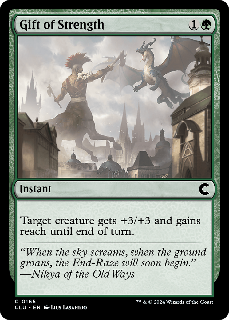 Image of Gift of Strength [Ravnica: Clue Edition]
