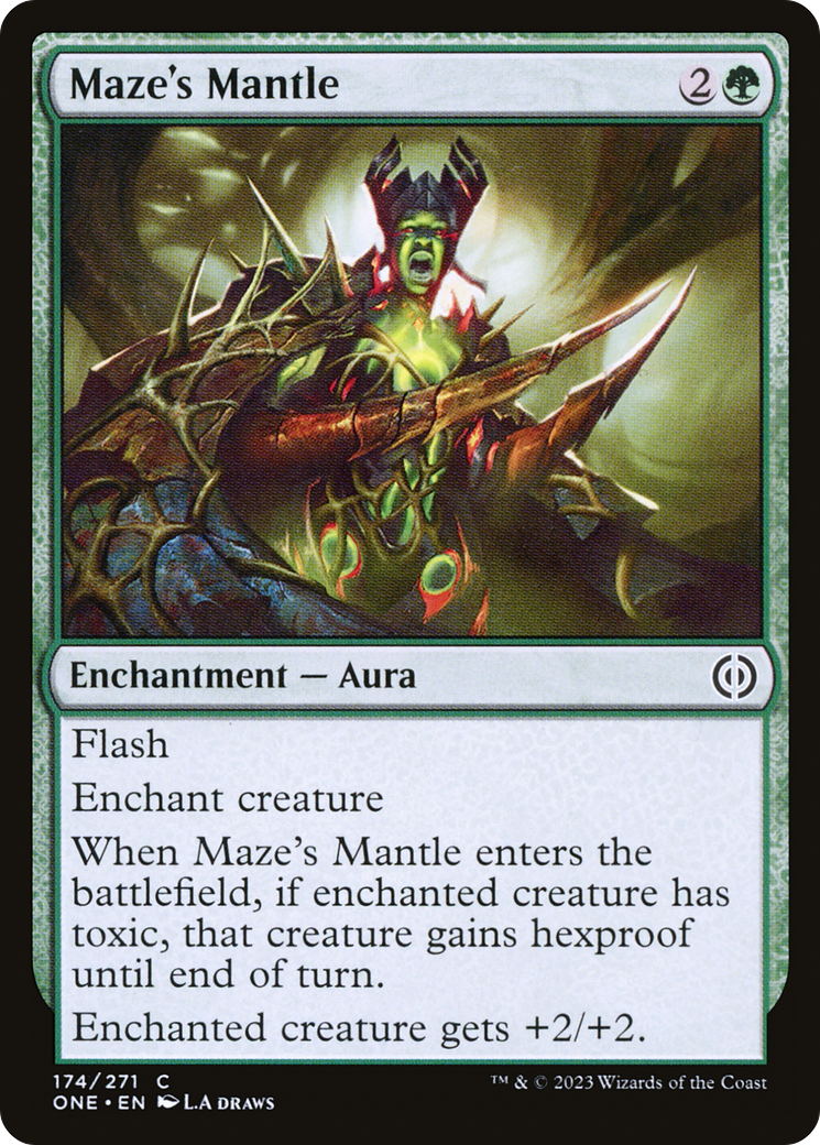 Image of Maze's Mantle [Phyrexia: All Will Be One]