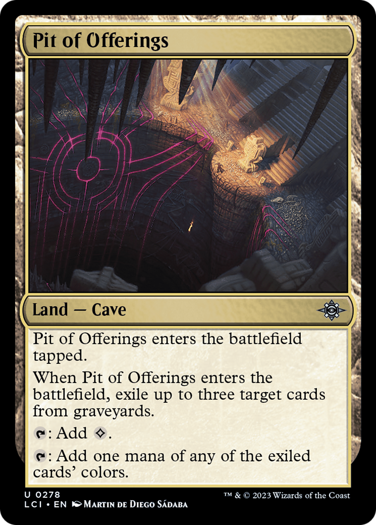 Image of Pit of Offerings [The Lost Caverns of Ixalan]