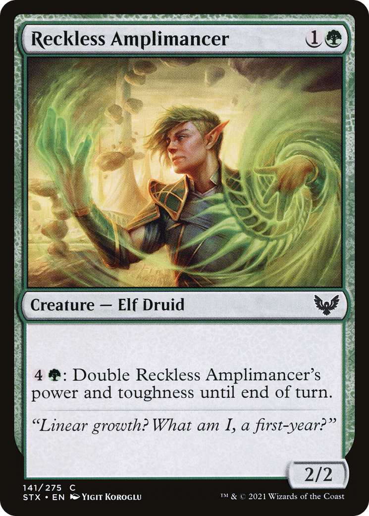 Image of Reckless Amplimancer [Strixhaven: School of Mages]