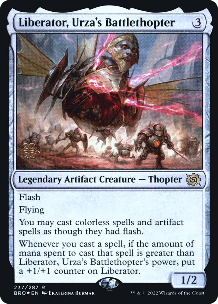 Image of Liberator, Urza's Battlethopter [The Brothers' War Prerelease Promos]