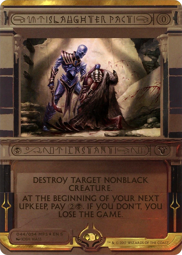 Image of Slaughter Pact (Invocation) [Amonkhet Invocations]