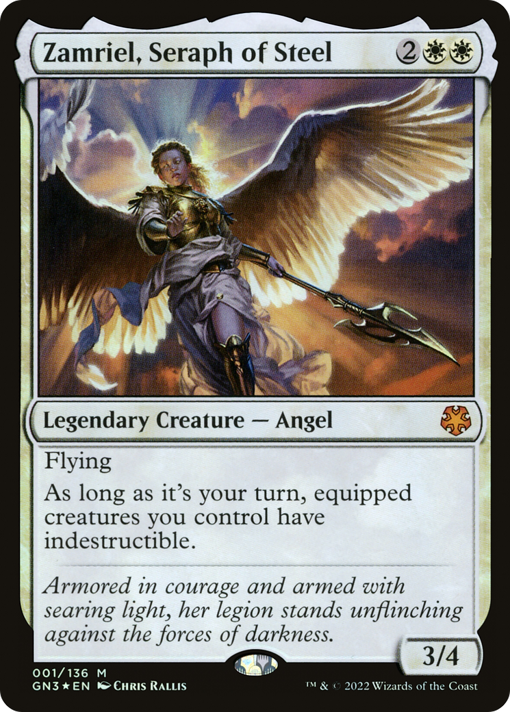 Image of Zamriel, Seraph of Steel [Game Night: Free-for-All]