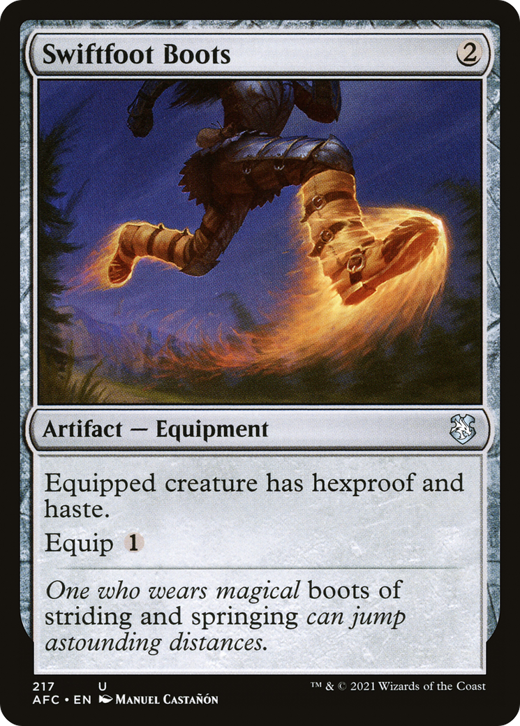 Image of Swiftfoot Boots [Dungeons & Dragons: Adventures in the Forgotten Realms Commander]