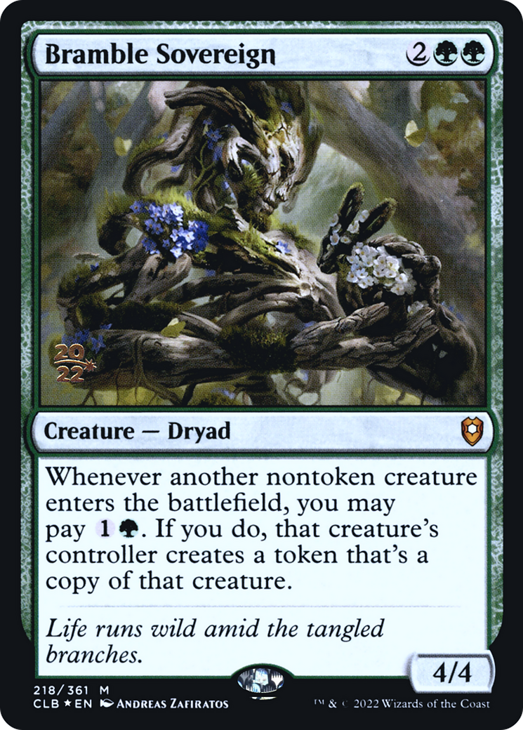 Image of Bramble Sovereign [Commander Legends: Battle for Baldur's Gate Prerelease Promos]