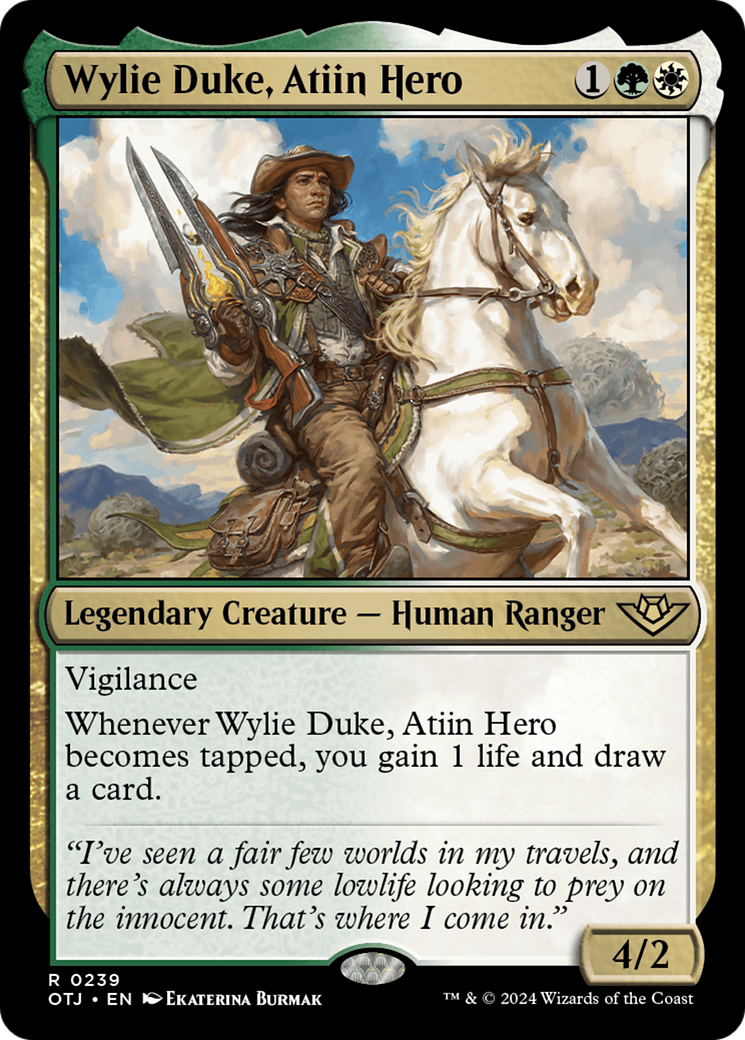 Image of Wylie Duke, Atiin Hero [Outlaws of Thunder Junction]