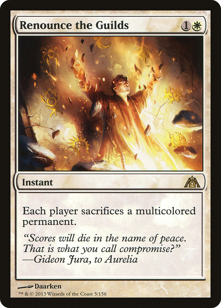 Image of Renounce the Guilds [Dragon's Maze]