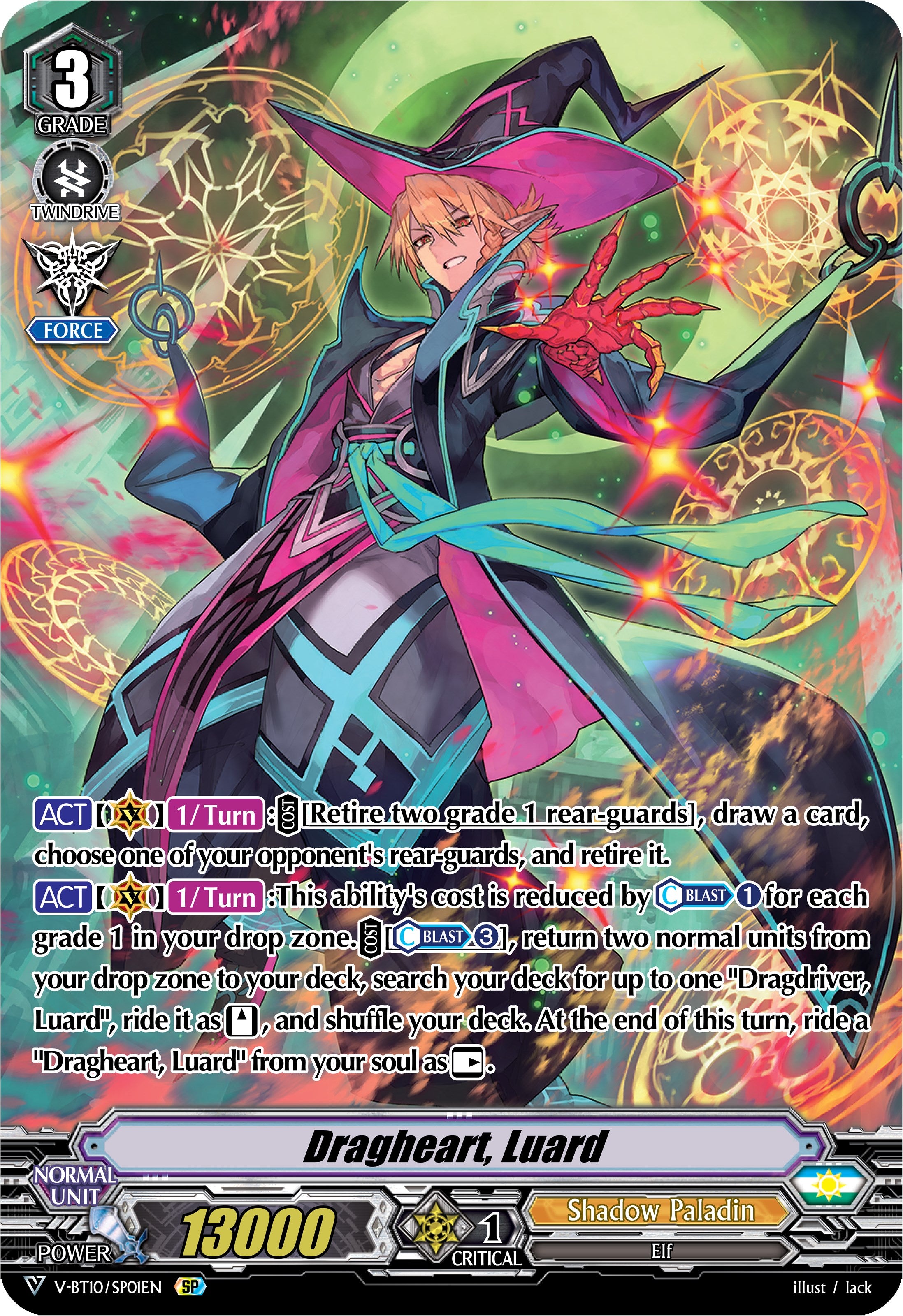 Image of Dragheart, Luard (V-BT10/SP01EN) [Phantom Dragon Aeon]