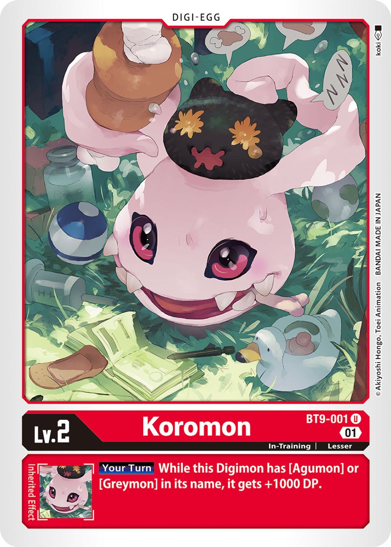 Image of Koromon [BT9-001] [X Record]
