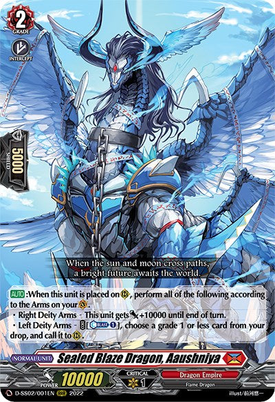 Image of Sealed Blaze Dragon, Aaushniya (D-SS02/001EN) [Festival Collection 2022]