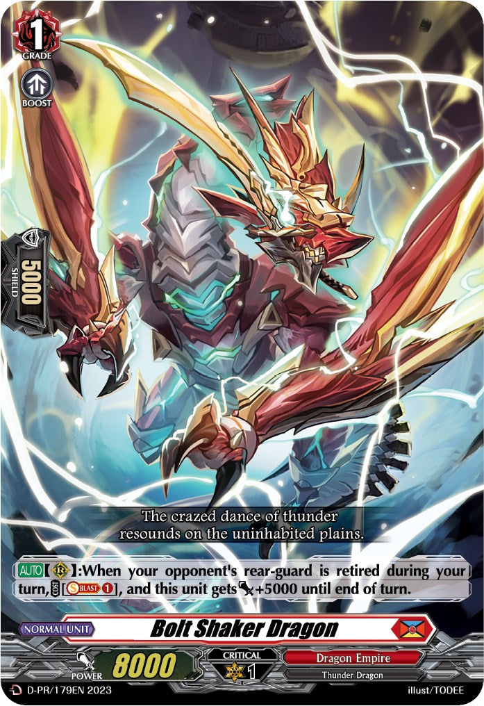 Image of Bolt Shaker Dragon (D-PR/179EN) [D Promo Cards]