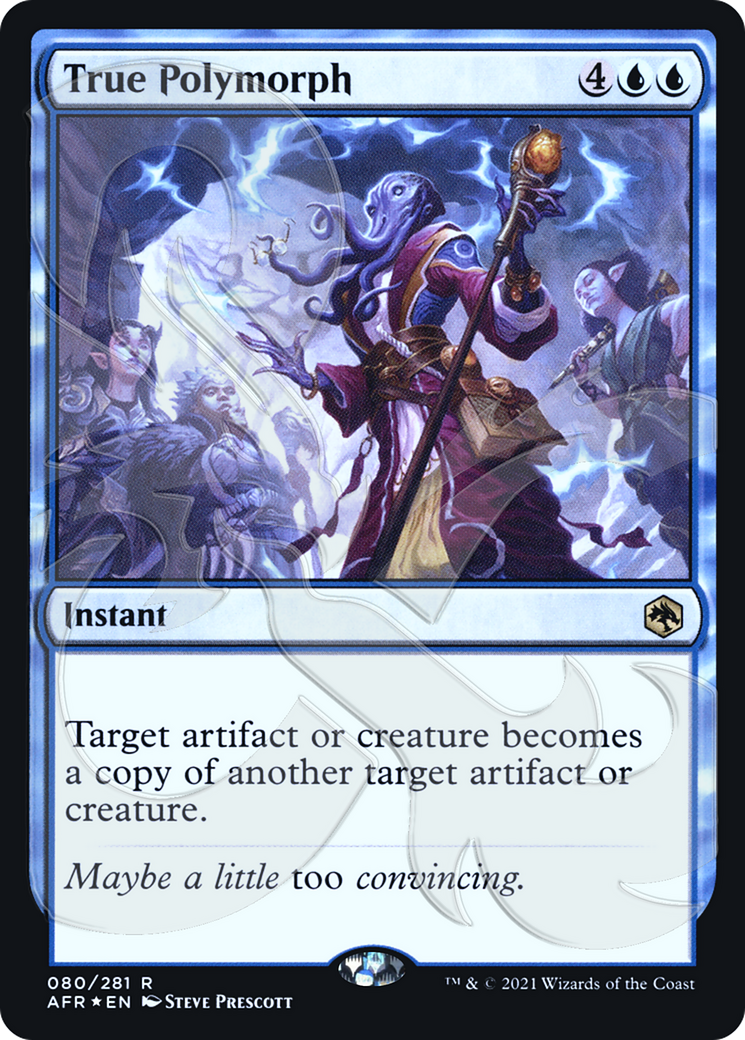 Image of True Polymorph (Ampersand Promo) [Dungeons & Dragons: Adventures in the Forgotten Realms Promos]