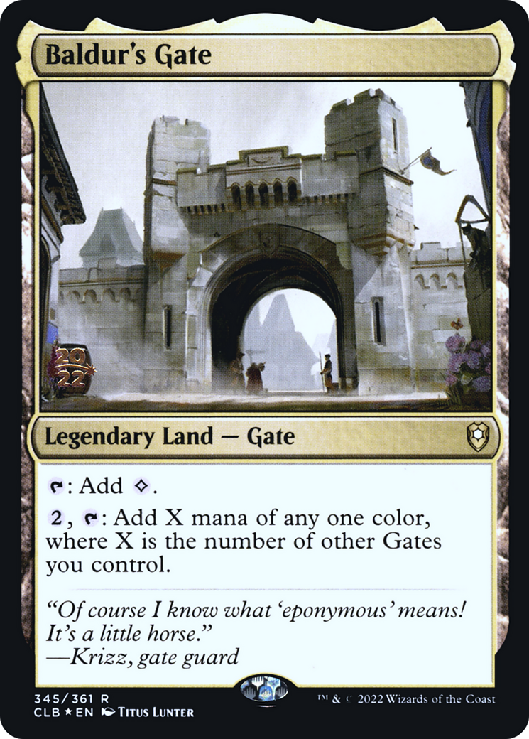 Image of Baldur's Gate [Commander Legends: Battle for Baldur's Gate Prerelease Promos]