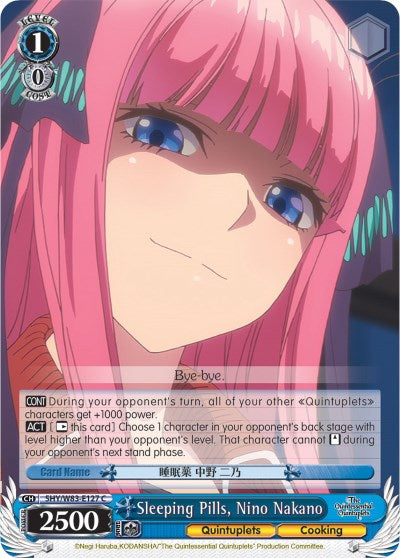 Image of Sleeping Pills, Nino Nakano (5HY/W83-E127 C) [The Quintessential Quintuplets]