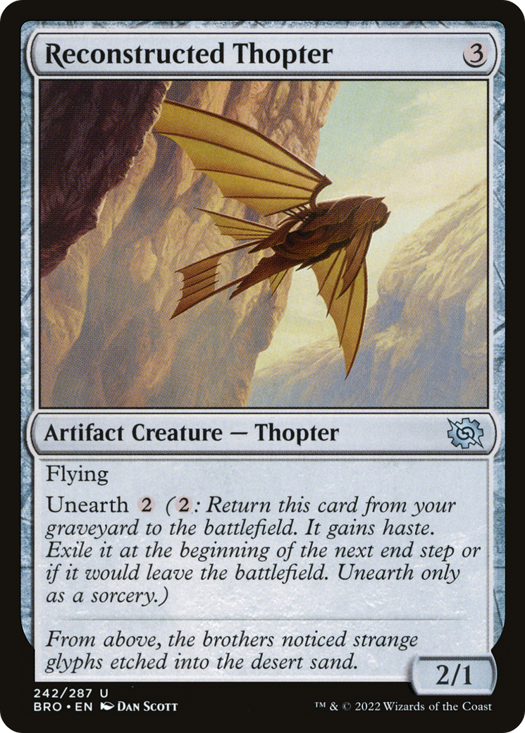 Image of Reconstructed Thopter [The Brothers' War]