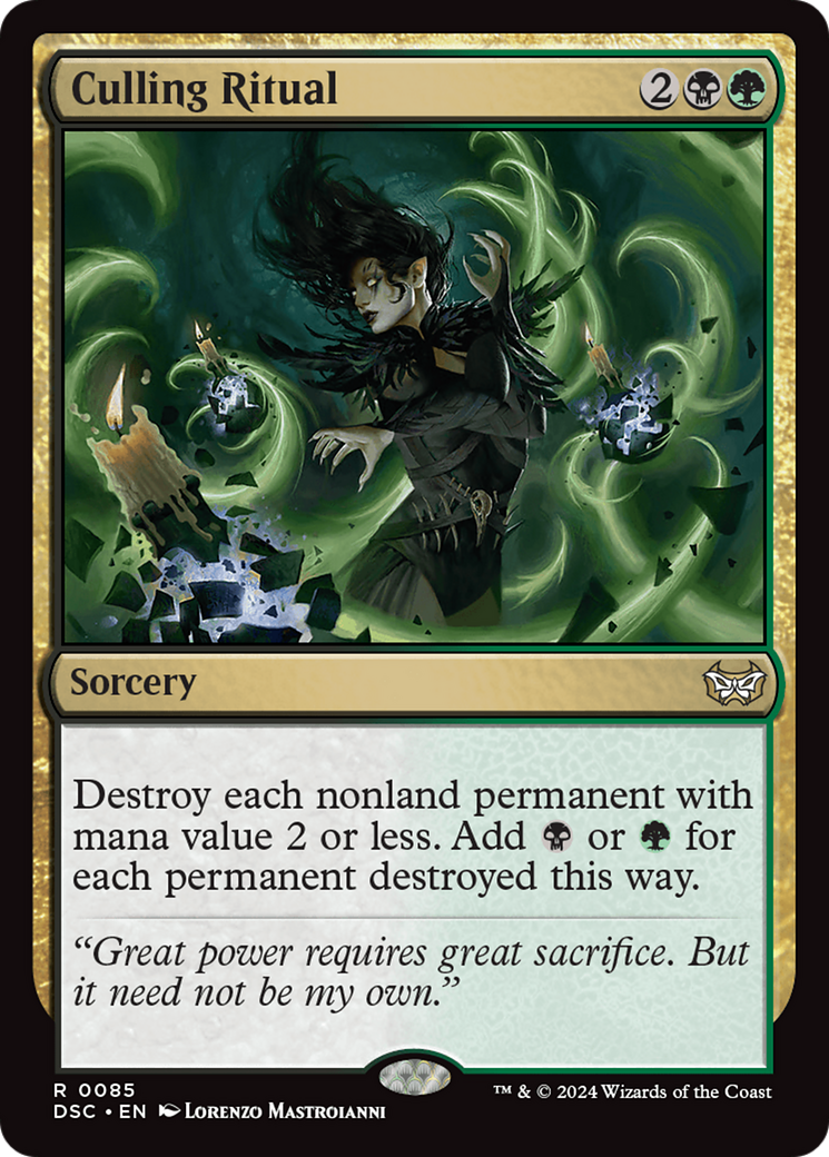 Image of Culling Ritual [Duskmourn: House of Horror Commander]