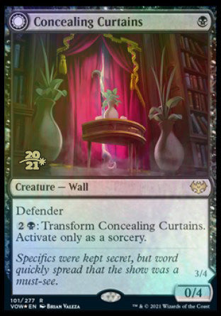 Image of Concealing Curtains // Revealing Eye [Innistrad: Crimson Vow Prerelease Promos]