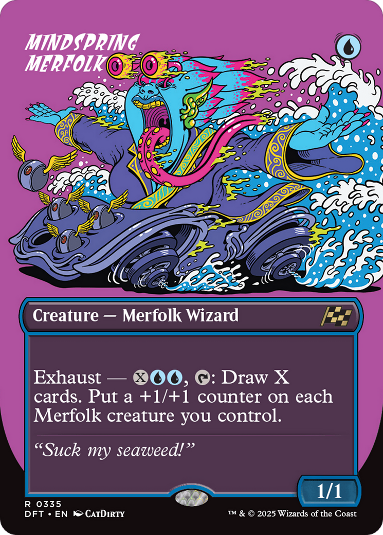 Image of Mindspring Merfolk (Borderless) [Aetherdrift]