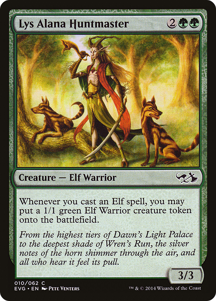 Image of Lys Alana Huntmaster (Elves vs. Goblins) [Duel Decks Anthology]