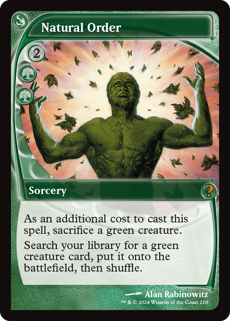 Image of Natural Order (Future Sight) [Mystery Booster 2]