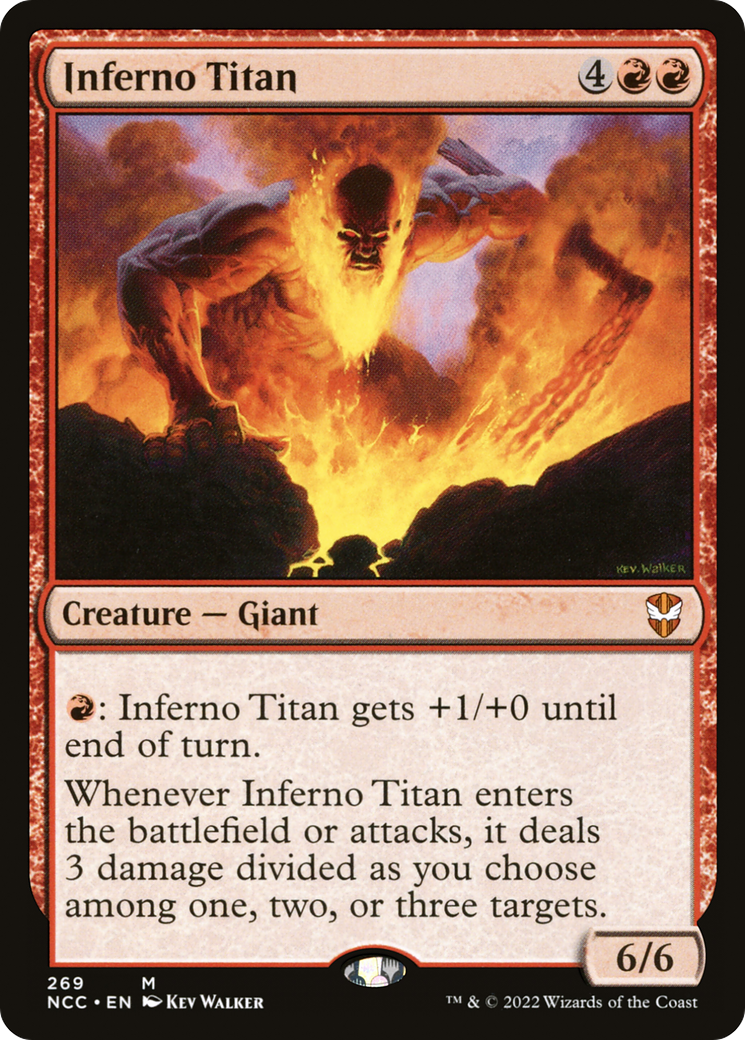 Image of Inferno Titan [Streets of New Capenna Commander]