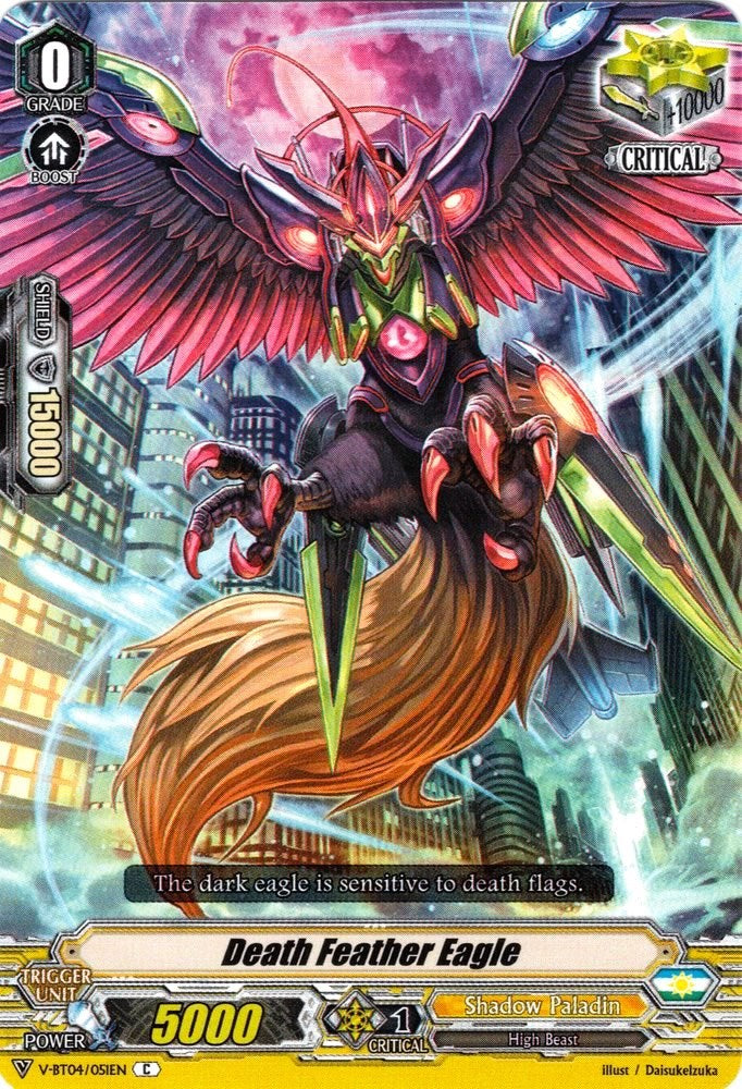 Image of Death Feather Eagle (V-BT04/051EN) [Vilest! Deletor]