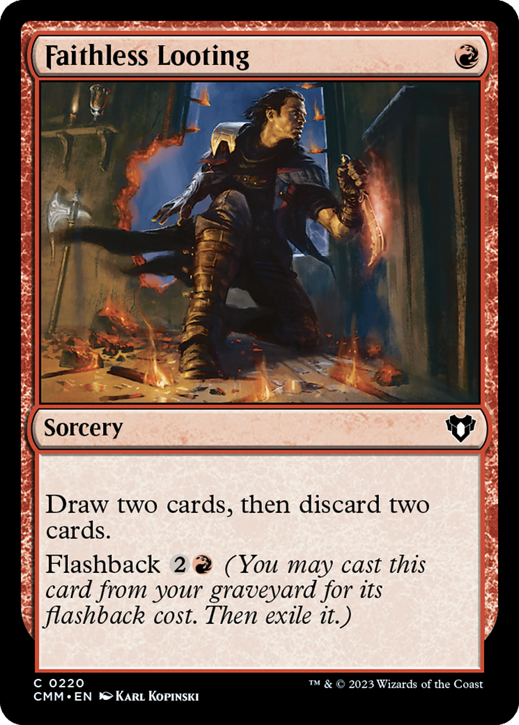 Image of Faithless Looting [Commander Masters]