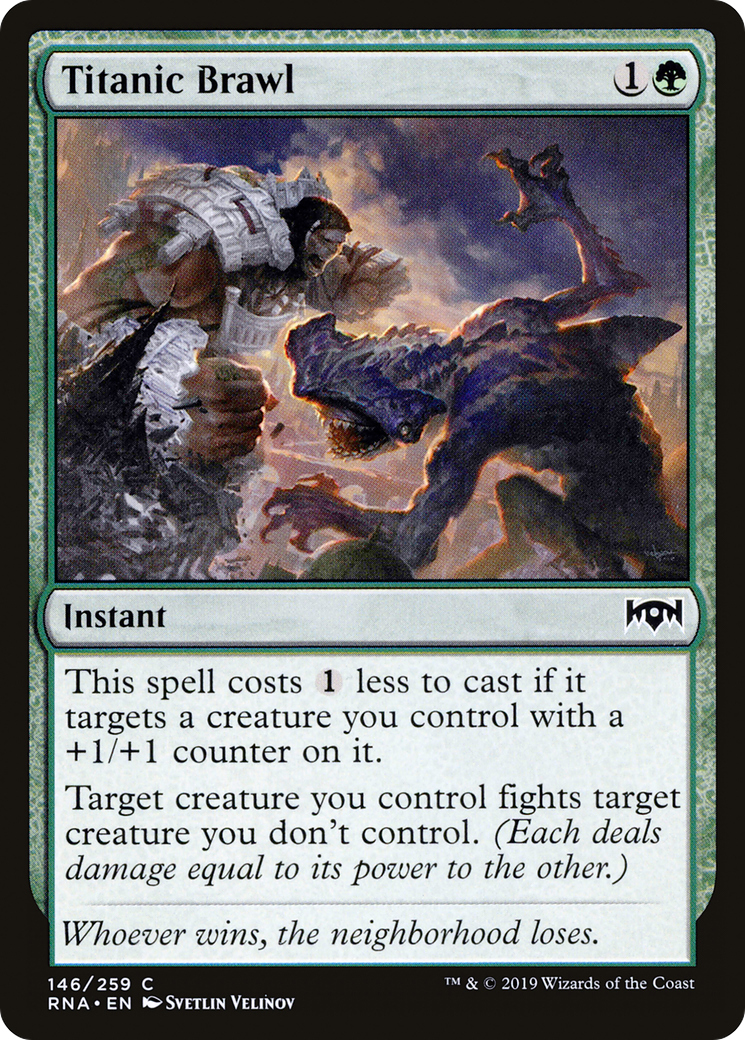 Image of Titanic Brawl [Ravnica Allegiance]