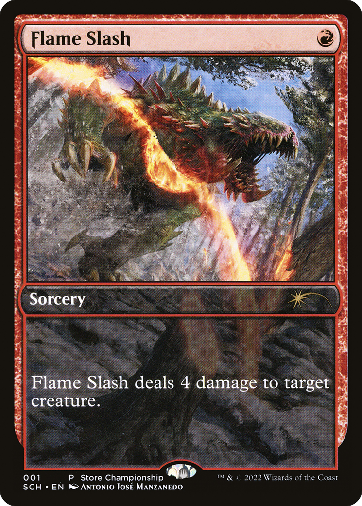Image of Flame Slash (Extended Art) [Store Championships 2022]