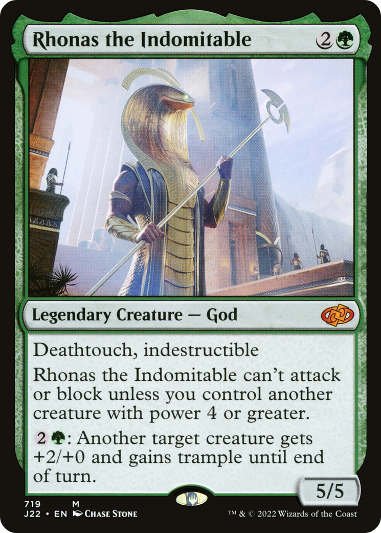 Image of Rhonas the Indomitable [Jumpstart 2022]