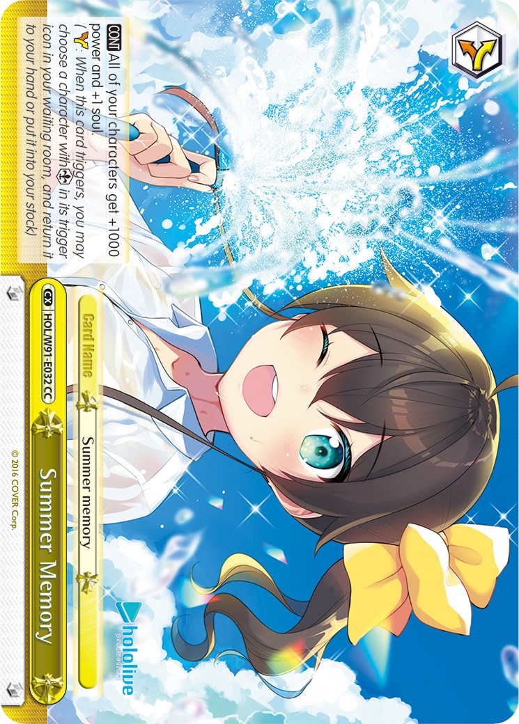 Image of Summer Memory (HOL/W91-E032 CC) [hololive production]