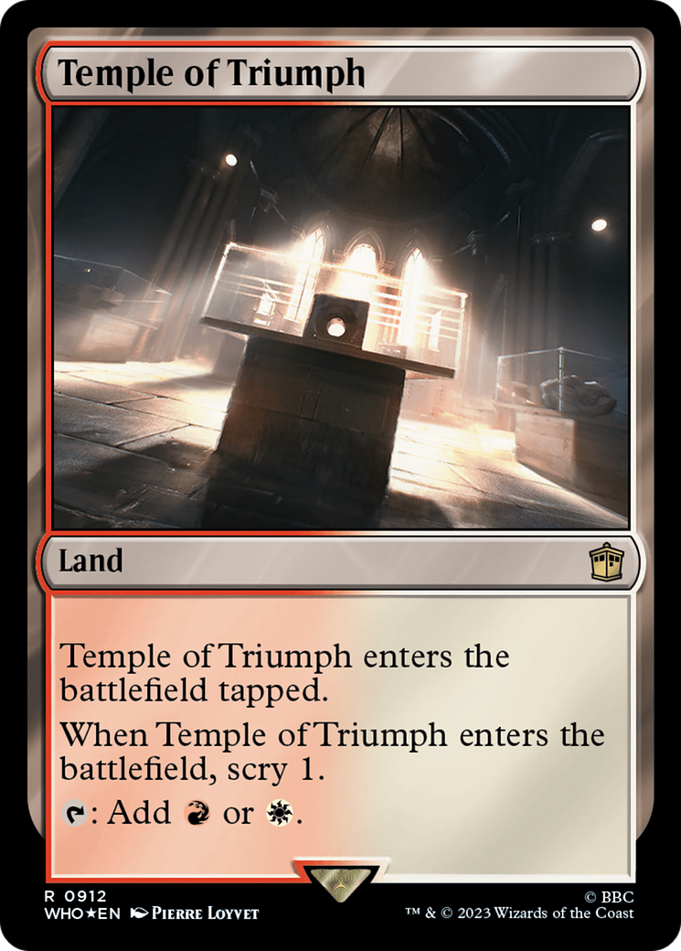 Image of Temple of Triumph (Surge Foil) [Doctor Who]
