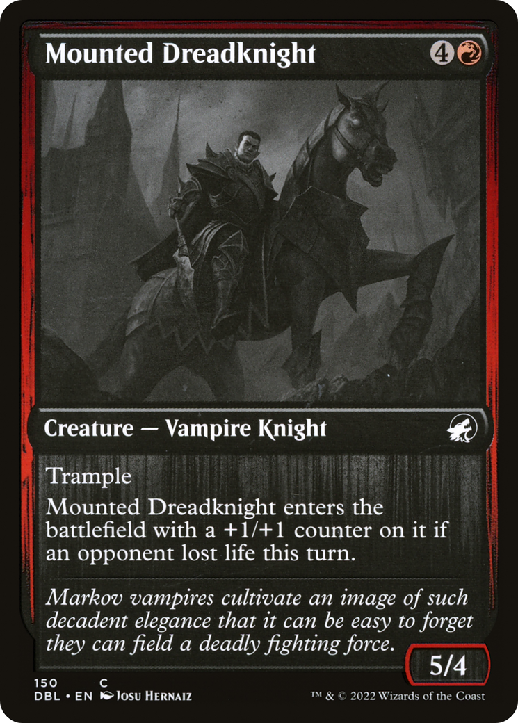Image of Mounted Dreadknight [Innistrad: Double Feature]