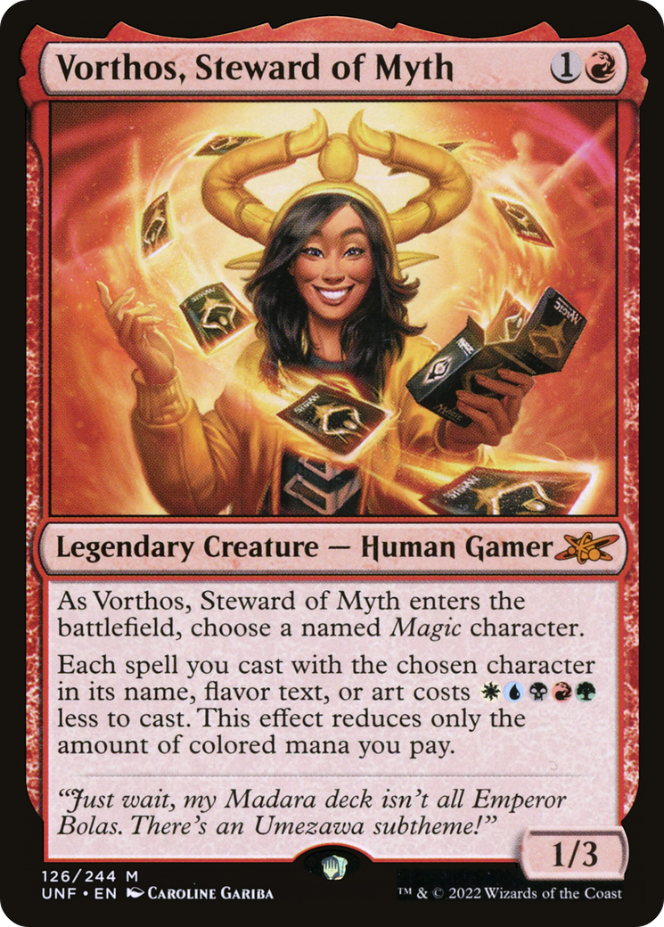 Image of Vorthos, Steward of Myth [Unfinity]