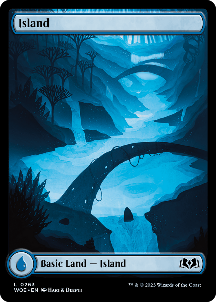 Image of Island (263) (Full-Art) [Wilds of Eldraine]