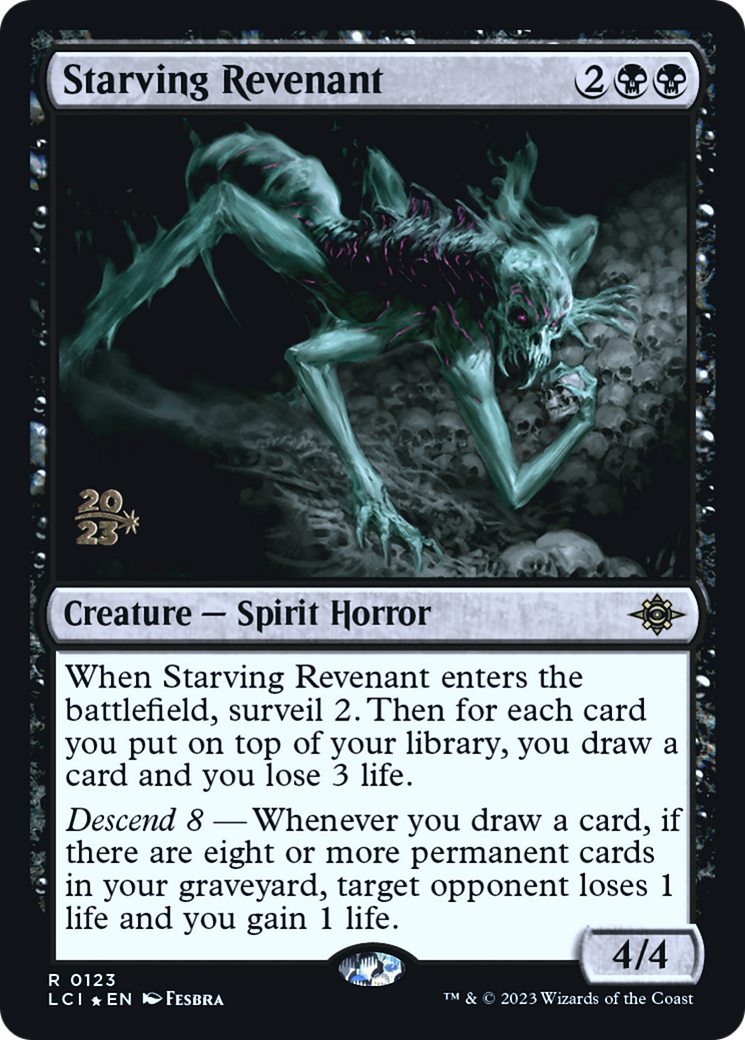 Image of Starving Revenant [The Lost Caverns of Ixalan Prerelease Cards]