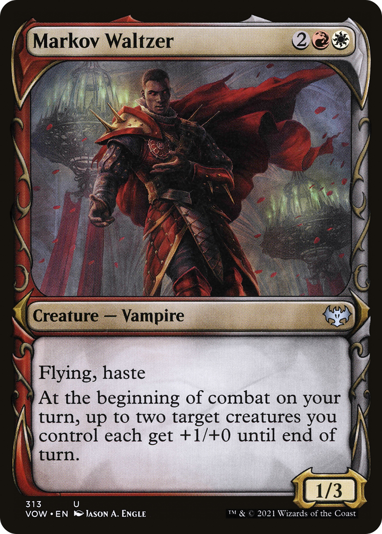 Image of Markov Waltzer (Showcase Fang Frame) [Innistrad: Crimson Vow]