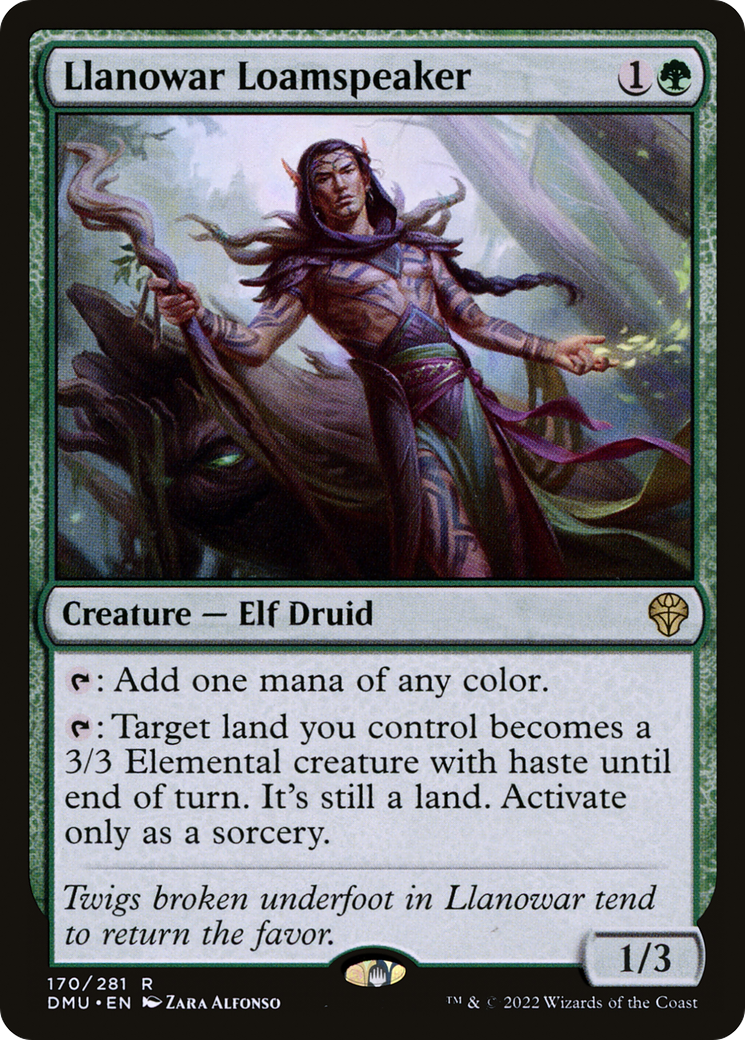 Image of Llanowar Loamspeaker [Dominaria United]