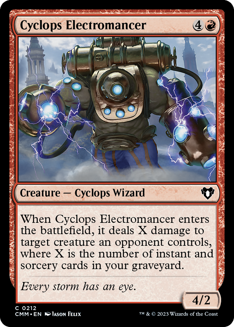 Image of Cyclops Electromancer [Commander Masters]