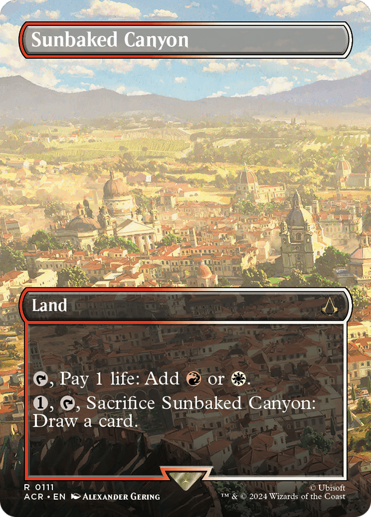 Image of Sunbaked Canyon (Borderless) [Assassin's Creed]