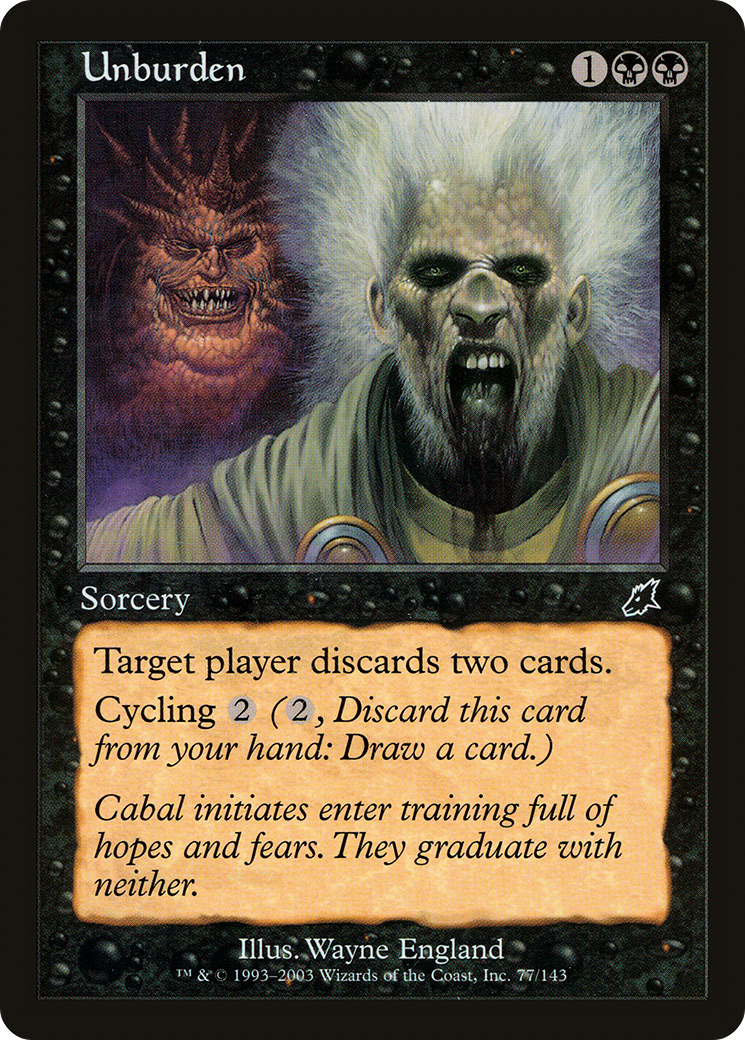 Image of Unburden [Scourge]