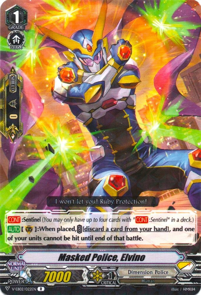 Image of Masked Police, Elvino (V-EB02/022EN) [Champions of the Asia Circuit]