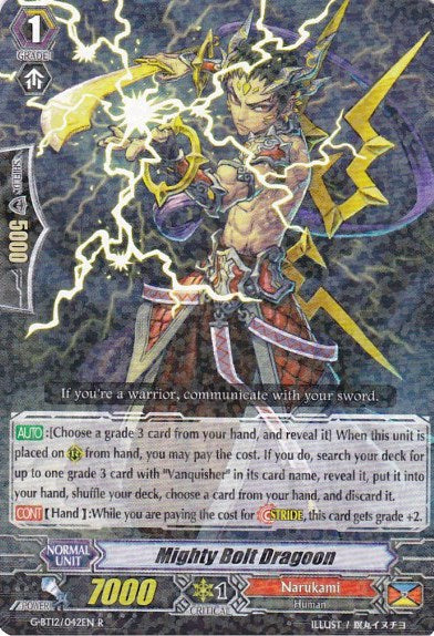 Image of Mighty Bolt Dragoon (G-BT12/042EN) [Dragon King's Awakening]