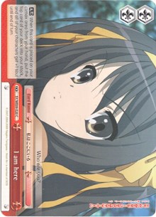 Image of I am here (SY/WE09-E20) (Foil) [The Melancholy of Haruhi Suzumiya Extra Booster]